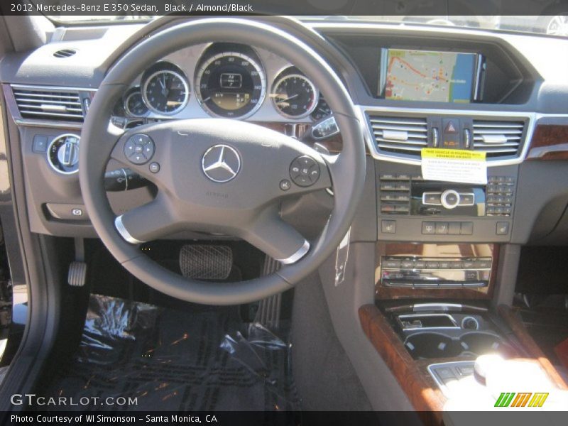 Black / Almond/Black 2012 Mercedes-Benz E 350 Sedan