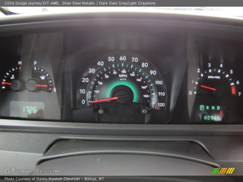 Silver Steel Metallic / Dark Slate Gray/Light Graystone 2009 Dodge Journey SXT AWD