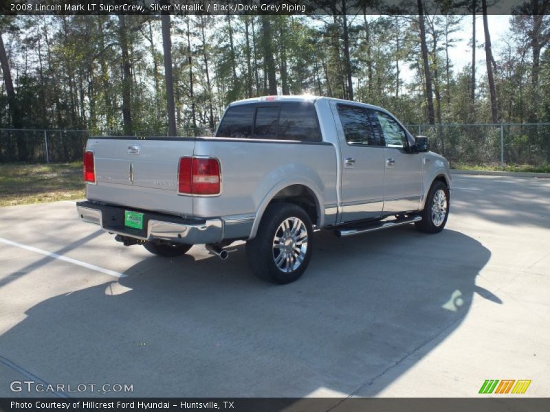 Silver Metallic / Black/Dove Grey Piping 2008 Lincoln Mark LT SuperCrew