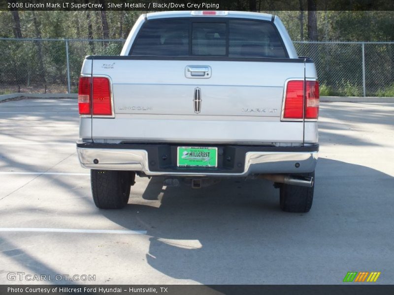 Silver Metallic / Black/Dove Grey Piping 2008 Lincoln Mark LT SuperCrew