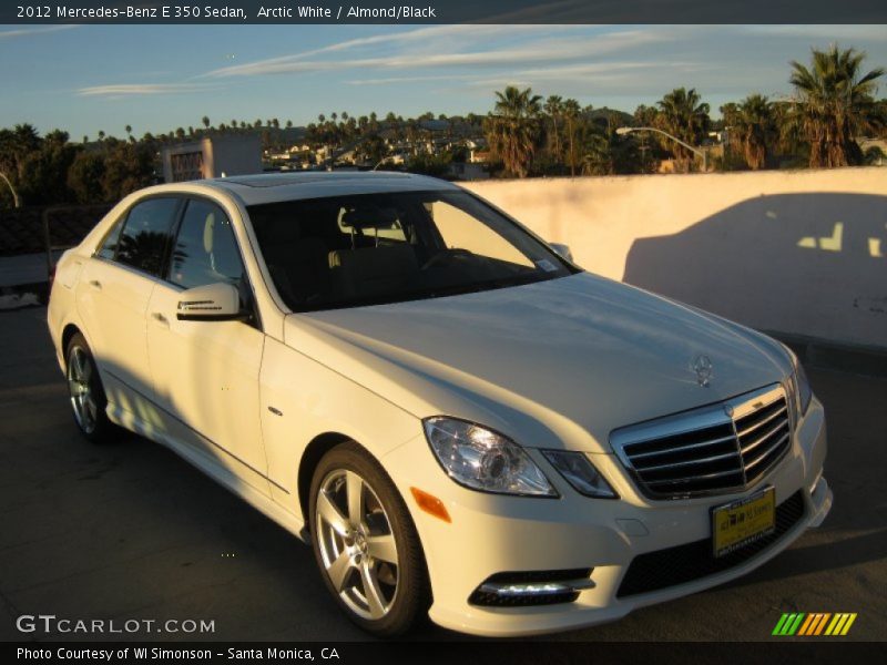 Arctic White / Almond/Black 2012 Mercedes-Benz E 350 Sedan