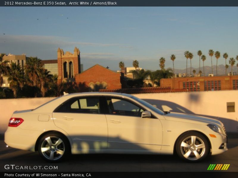 Arctic White / Almond/Black 2012 Mercedes-Benz E 350 Sedan