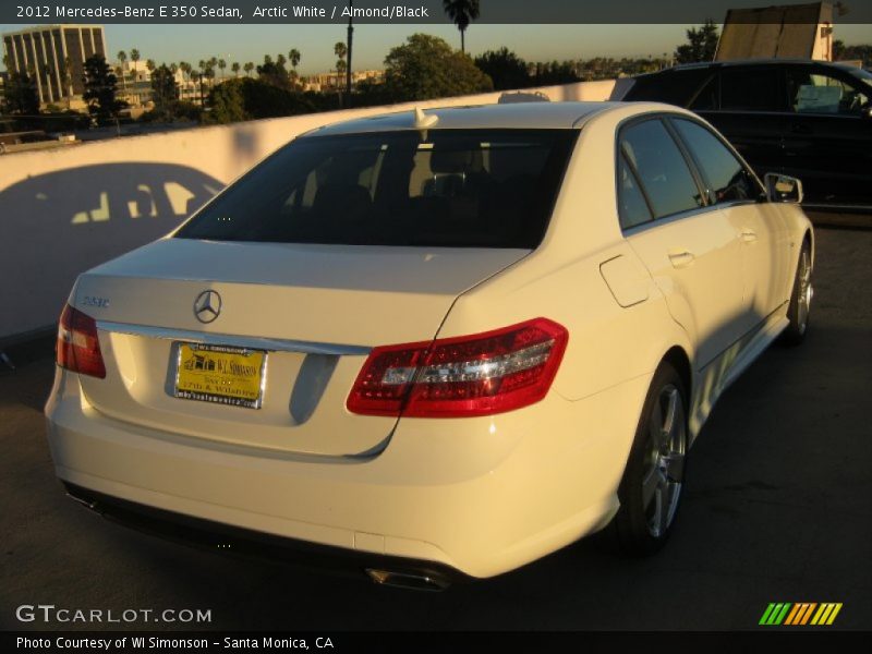 Arctic White / Almond/Black 2012 Mercedes-Benz E 350 Sedan