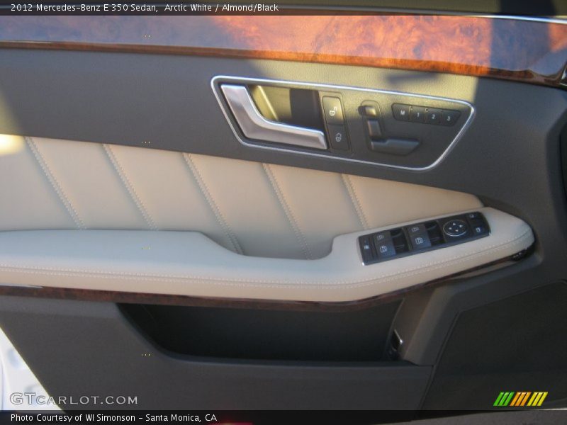 Arctic White / Almond/Black 2012 Mercedes-Benz E 350 Sedan