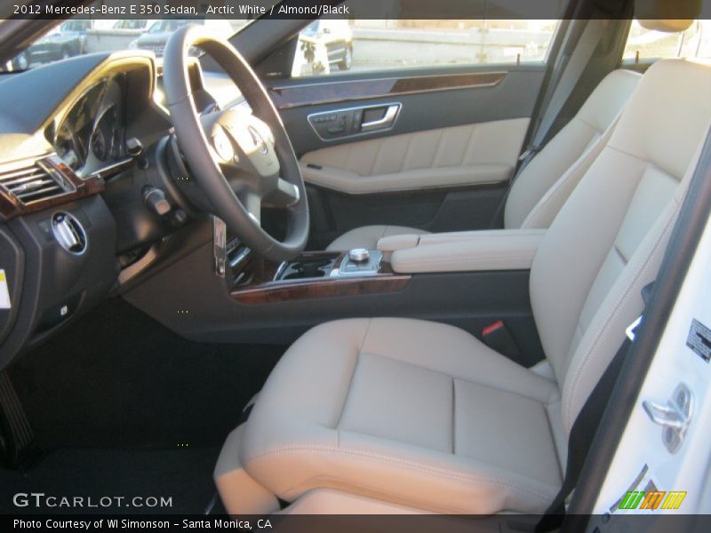 Arctic White / Almond/Black 2012 Mercedes-Benz E 350 Sedan