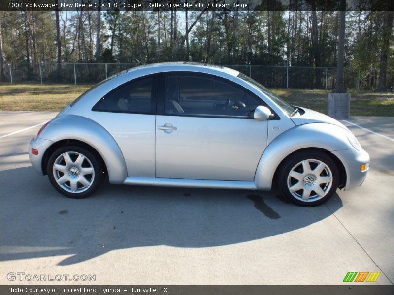 Reflex Silver Metallic / Cream Beige 2002 Volkswagen New Beetle GLX 1.8T Coupe