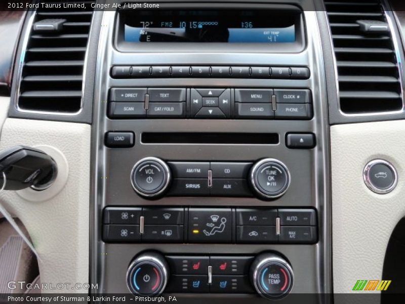 Ginger Ale / Light Stone 2012 Ford Taurus Limited