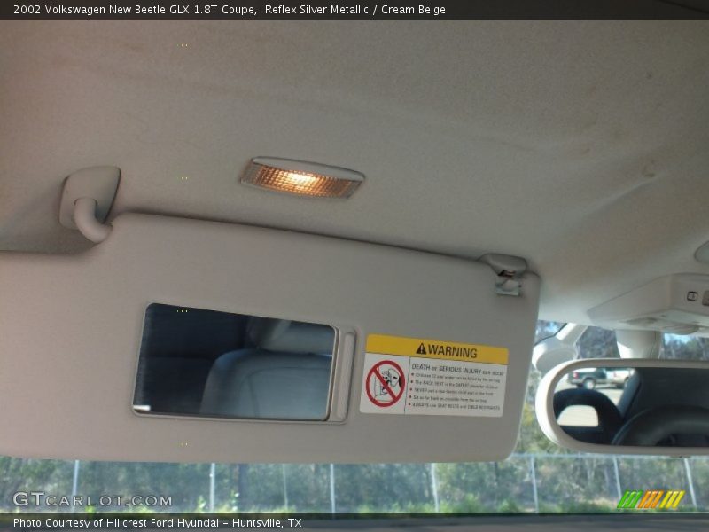 Reflex Silver Metallic / Cream Beige 2002 Volkswagen New Beetle GLX 1.8T Coupe