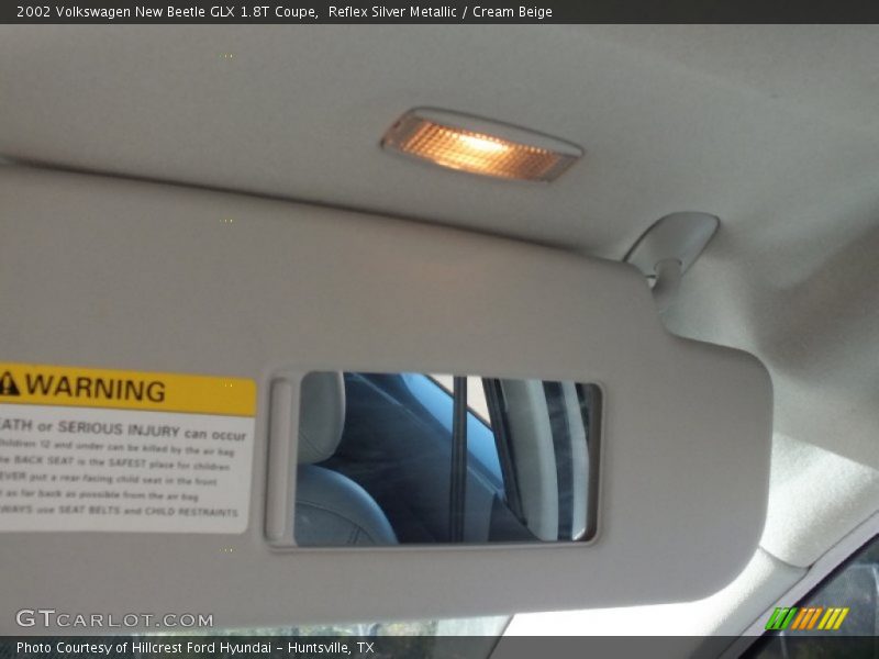 Reflex Silver Metallic / Cream Beige 2002 Volkswagen New Beetle GLX 1.8T Coupe