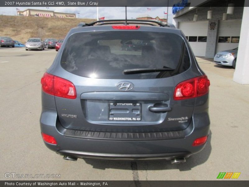 Slate Blue / Gray 2007 Hyundai Santa Fe GLS 4WD