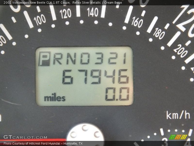 Reflex Silver Metallic / Cream Beige 2002 Volkswagen New Beetle GLX 1.8T Coupe