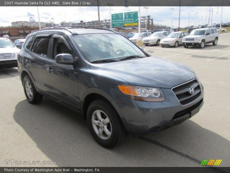 Slate Blue / Gray 2007 Hyundai Santa Fe GLS 4WD