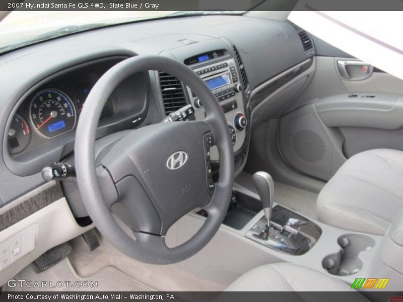 Slate Blue / Gray 2007 Hyundai Santa Fe GLS 4WD