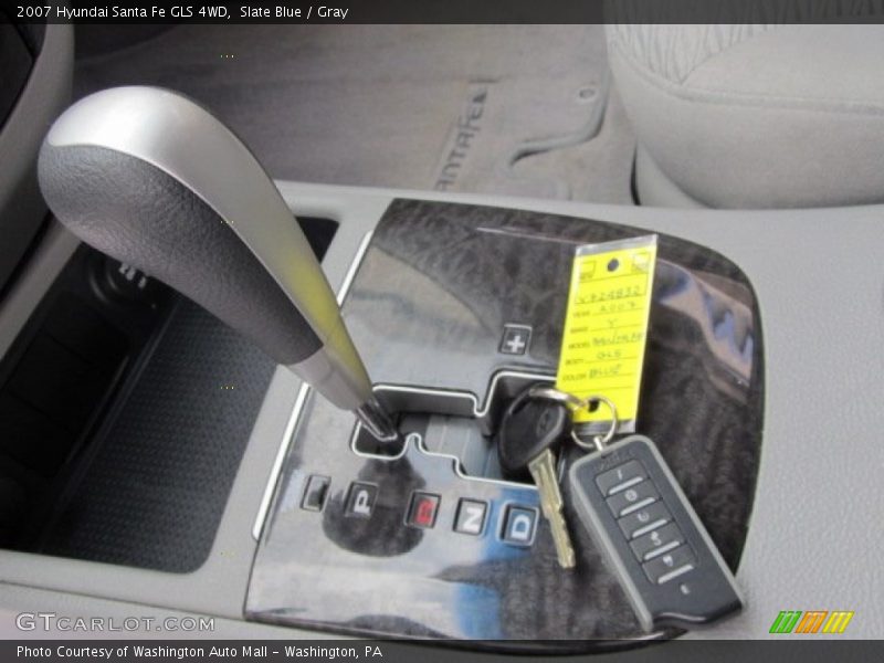 Slate Blue / Gray 2007 Hyundai Santa Fe GLS 4WD