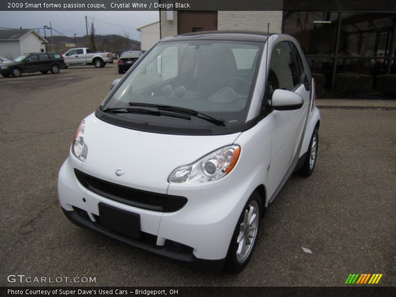 Crystal White / Design Black 2009 Smart fortwo passion coupe