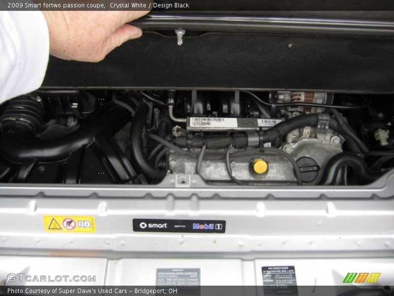 Crystal White / Design Black 2009 Smart fortwo passion coupe