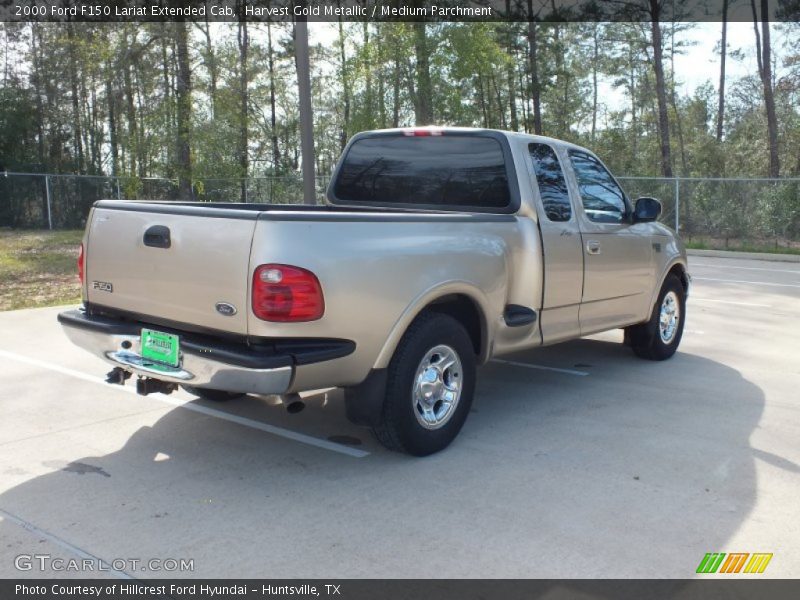 Harvest Gold Metallic / Medium Parchment 2000 Ford F150 Lariat Extended Cab