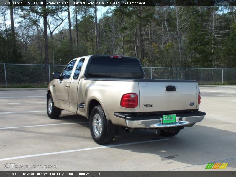 Harvest Gold Metallic / Medium Parchment 2000 Ford F150 Lariat Extended Cab