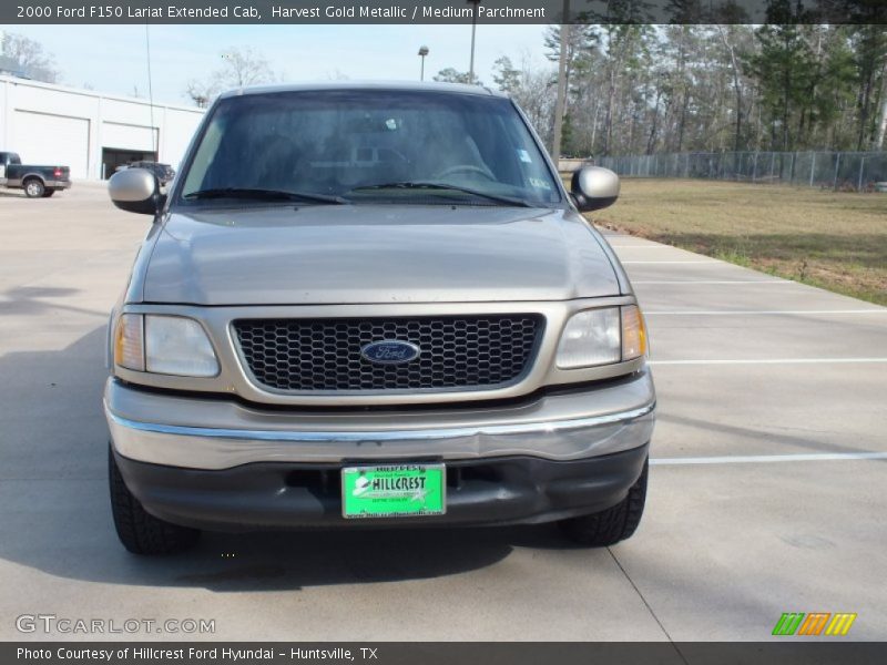 Harvest Gold Metallic / Medium Parchment 2000 Ford F150 Lariat Extended Cab