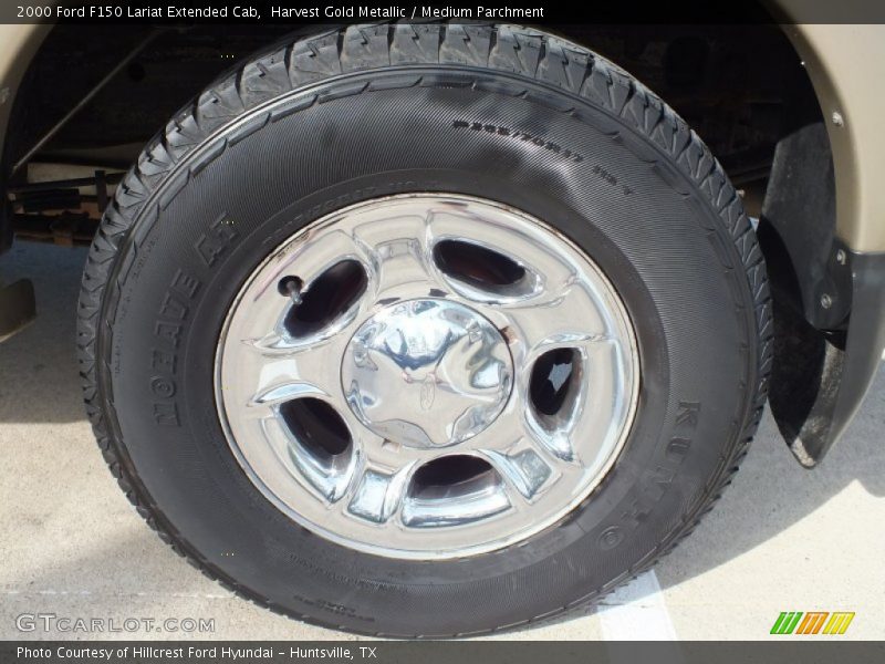 Harvest Gold Metallic / Medium Parchment 2000 Ford F150 Lariat Extended Cab