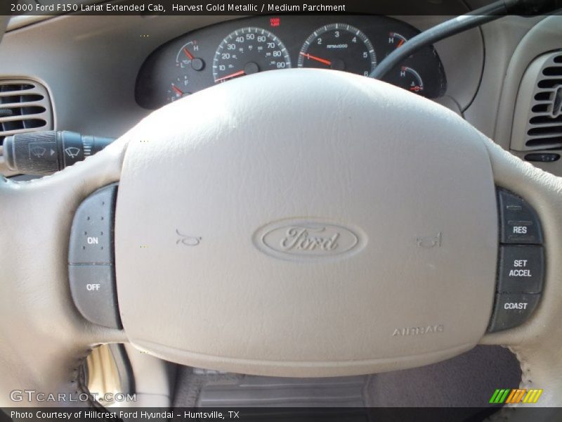 Harvest Gold Metallic / Medium Parchment 2000 Ford F150 Lariat Extended Cab