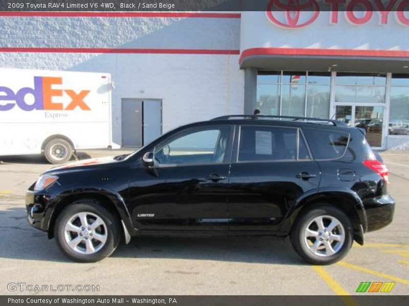 Black / Sand Beige 2009 Toyota RAV4 Limited V6 4WD