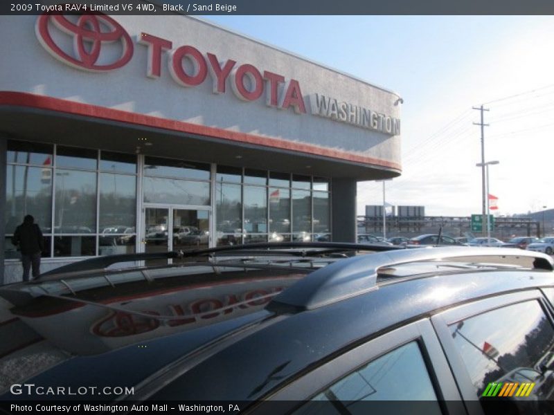 Black / Sand Beige 2009 Toyota RAV4 Limited V6 4WD