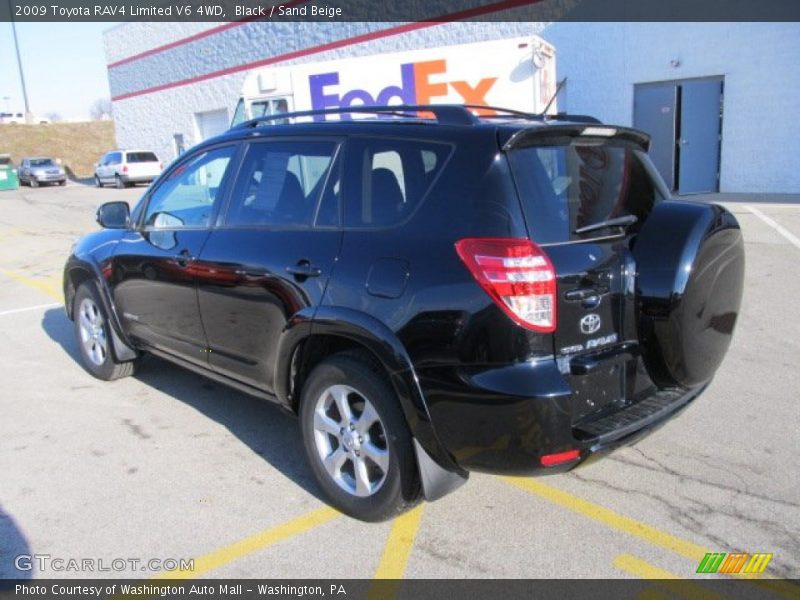 Black / Sand Beige 2009 Toyota RAV4 Limited V6 4WD