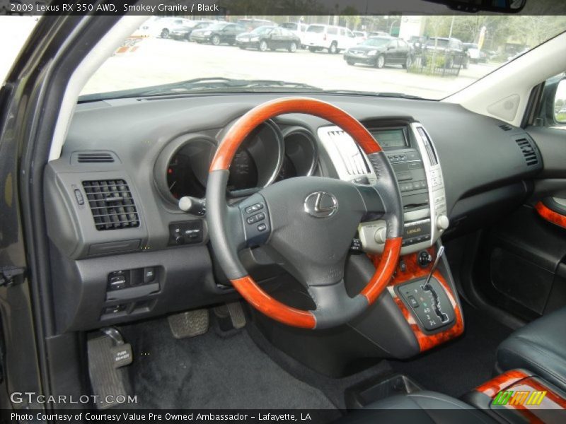 Smokey Granite / Black 2009 Lexus RX 350 AWD