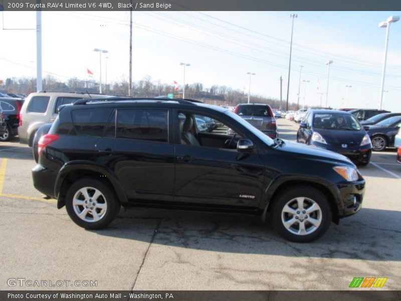 Black / Sand Beige 2009 Toyota RAV4 Limited V6 4WD
