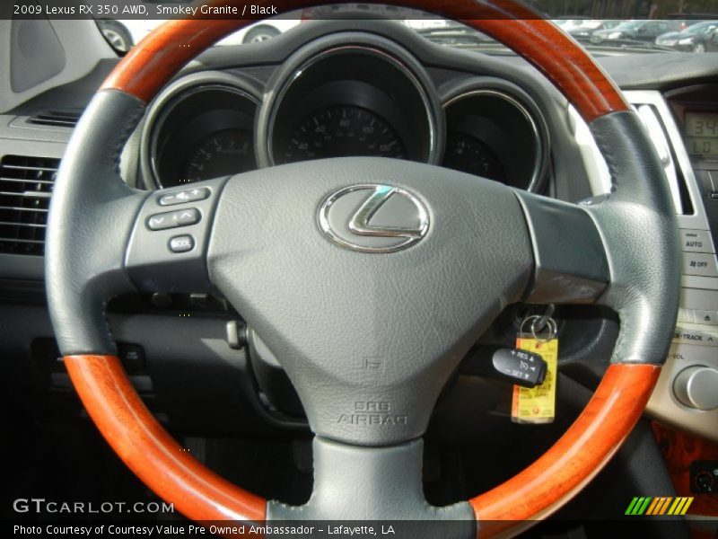 Smokey Granite / Black 2009 Lexus RX 350 AWD