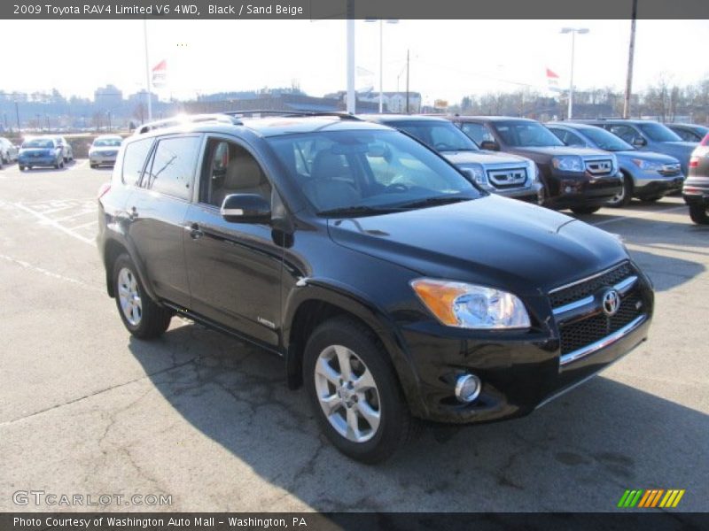 Black / Sand Beige 2009 Toyota RAV4 Limited V6 4WD