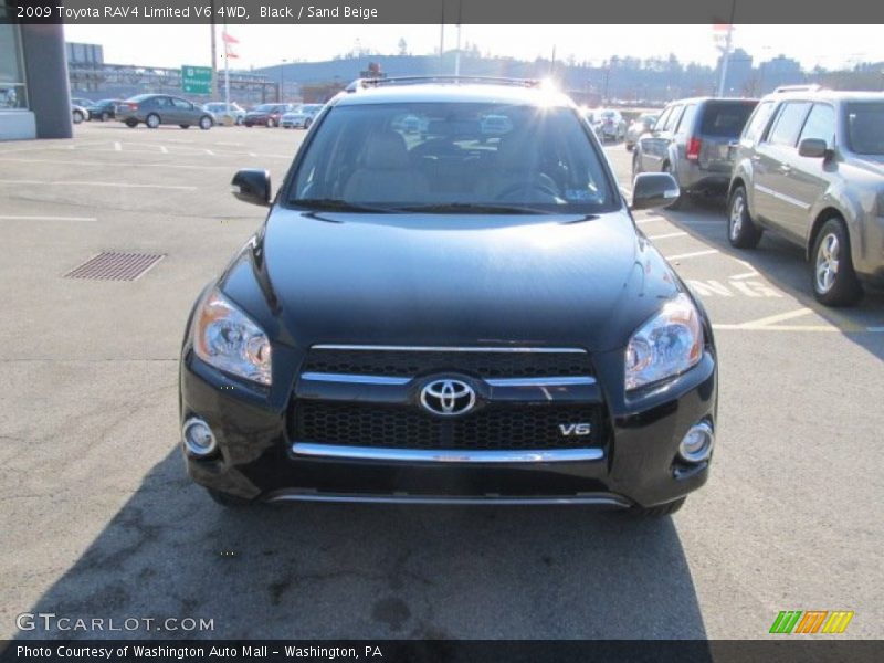 Black / Sand Beige 2009 Toyota RAV4 Limited V6 4WD