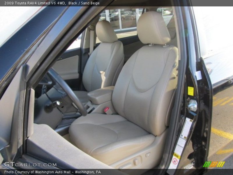Black / Sand Beige 2009 Toyota RAV4 Limited V6 4WD