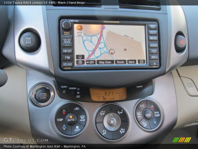 Black / Sand Beige 2009 Toyota RAV4 Limited V6 4WD
