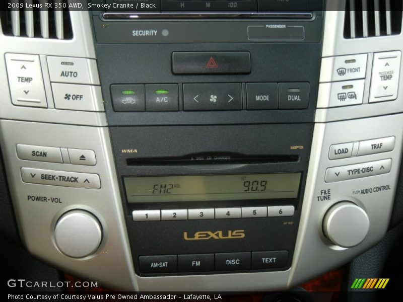 Smokey Granite / Black 2009 Lexus RX 350 AWD
