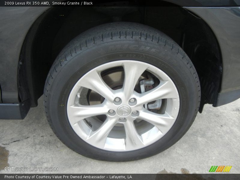 Smokey Granite / Black 2009 Lexus RX 350 AWD