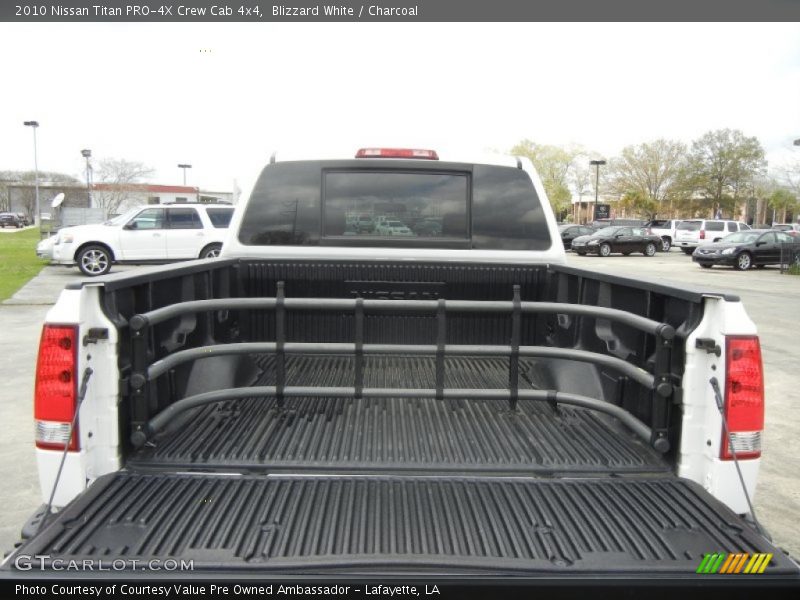 Blizzard White / Charcoal 2010 Nissan Titan PRO-4X Crew Cab 4x4