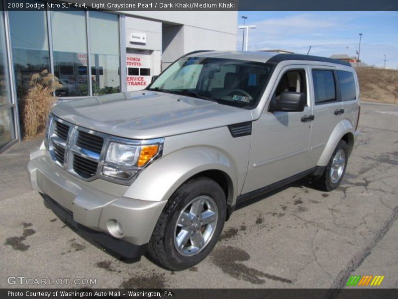 Light Graystone Pearl / Dark Khaki/Medium Khaki 2008 Dodge Nitro SLT 4x4
