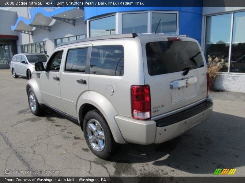 Light Graystone Pearl / Dark Khaki/Medium Khaki 2008 Dodge Nitro SLT 4x4