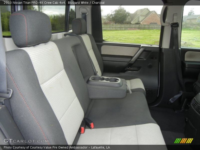 Blizzard White / Charcoal 2010 Nissan Titan PRO-4X Crew Cab 4x4