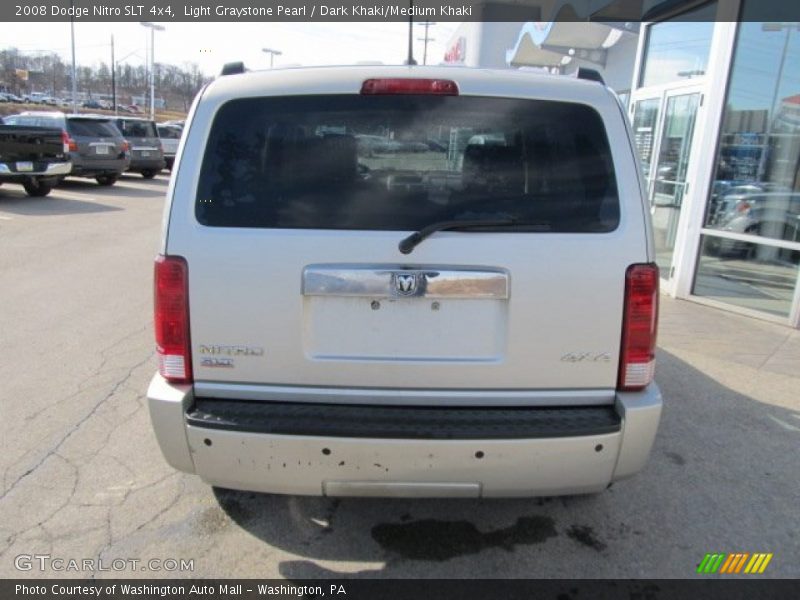 Light Graystone Pearl / Dark Khaki/Medium Khaki 2008 Dodge Nitro SLT 4x4