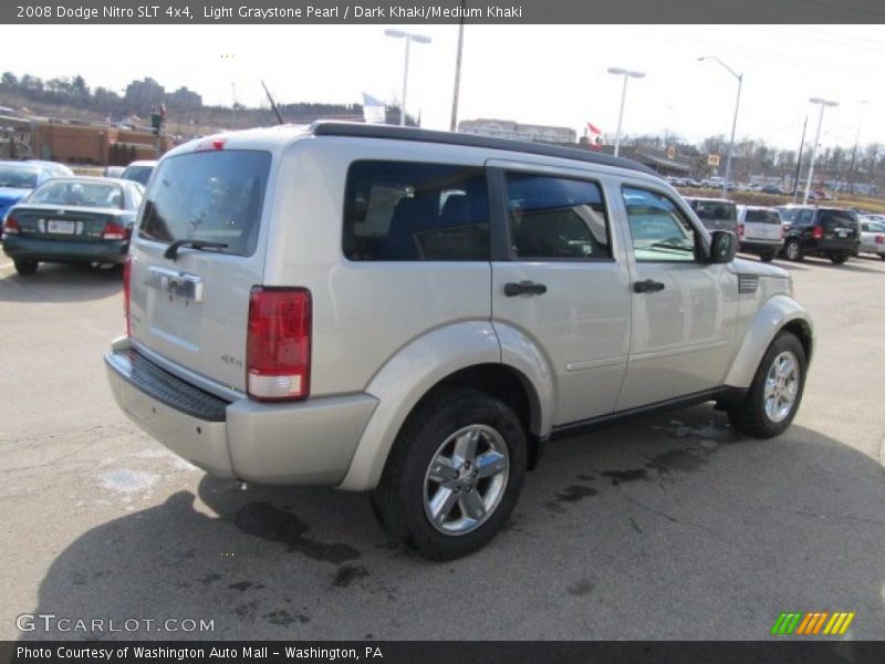 Light Graystone Pearl / Dark Khaki/Medium Khaki 2008 Dodge Nitro SLT 4x4