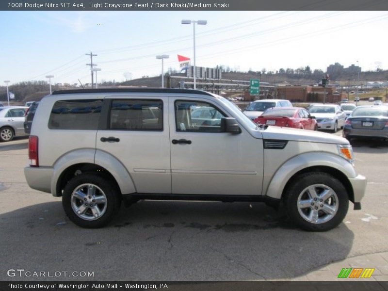 Light Graystone Pearl / Dark Khaki/Medium Khaki 2008 Dodge Nitro SLT 4x4