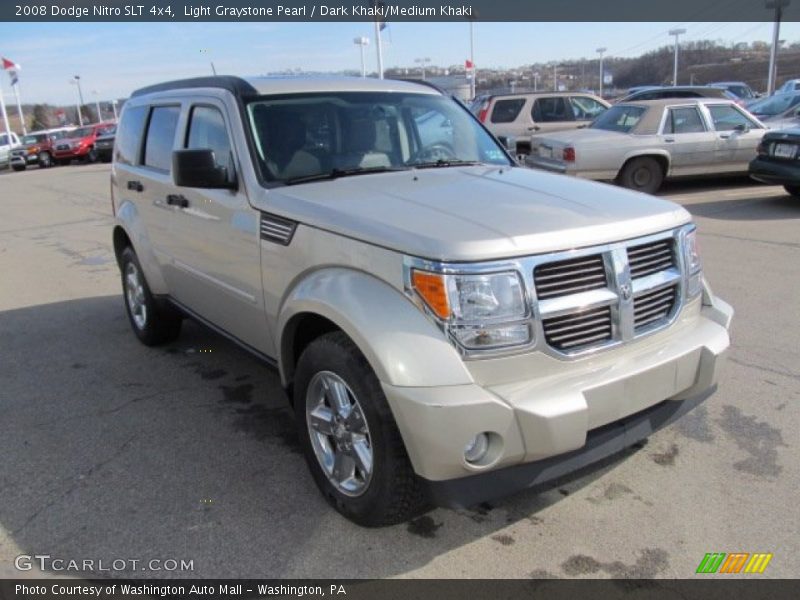 Light Graystone Pearl / Dark Khaki/Medium Khaki 2008 Dodge Nitro SLT 4x4