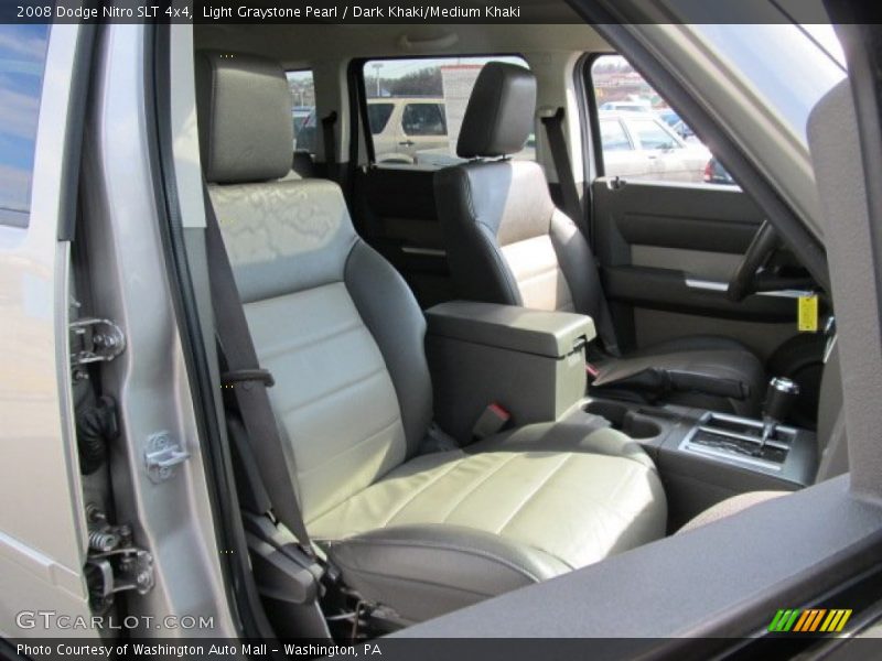 Light Graystone Pearl / Dark Khaki/Medium Khaki 2008 Dodge Nitro SLT 4x4
