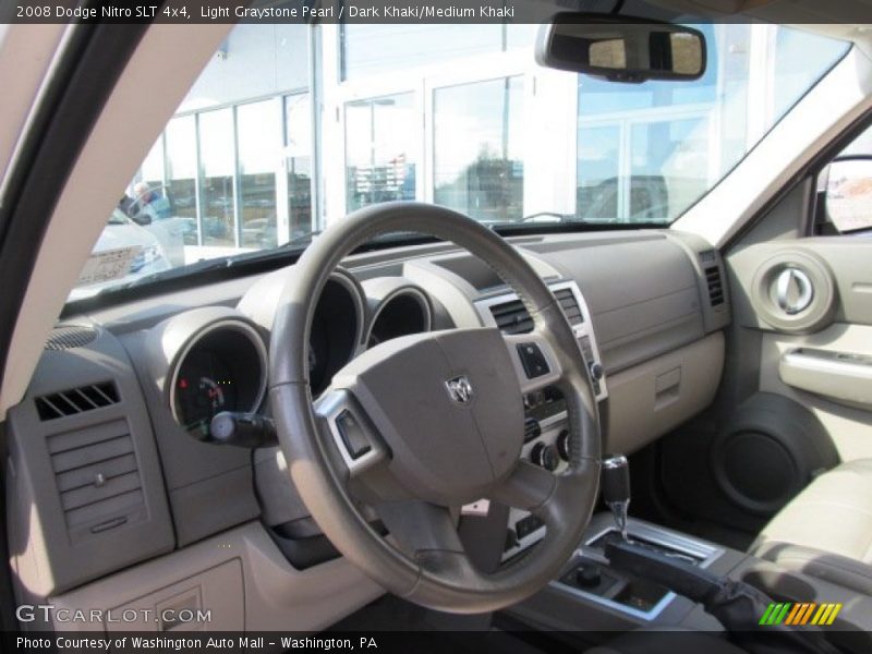 Light Graystone Pearl / Dark Khaki/Medium Khaki 2008 Dodge Nitro SLT 4x4