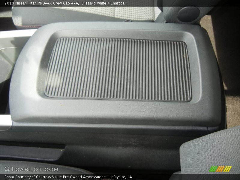 Blizzard White / Charcoal 2010 Nissan Titan PRO-4X Crew Cab 4x4