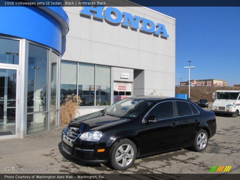 Black / Anthracite Black 2008 Volkswagen Jetta SE Sedan