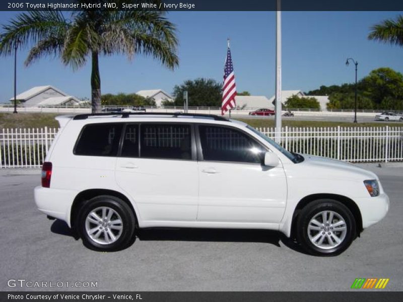 Super White / Ivory Beige 2006 Toyota Highlander Hybrid 4WD